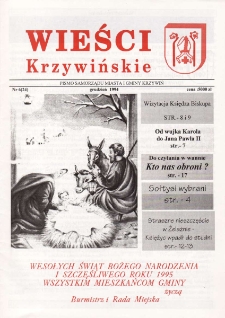 Wieści Krzywińskie 1994.12 Nr 6(24)