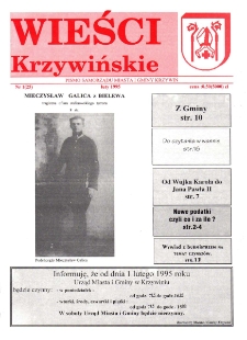Wieści Krzywińskie 1995.02 Nr 1(25)