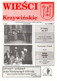 Wieści Krzywińskie 1995.04 Nr 2(26)