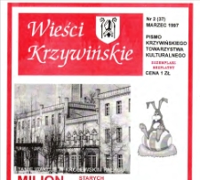 Wieści Krzywińskie 1997.03 Nr 2(37)