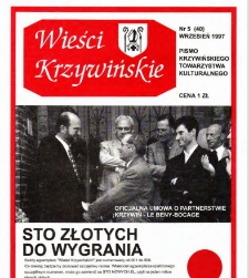 Wieści Krzywińskie 1997.09 Nr 5(40)