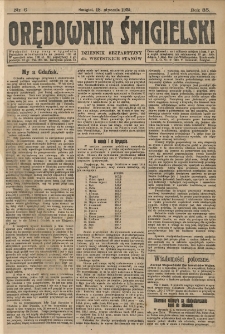 Orędownik Śmigielski 1925.01.18 R.35 Nr 6