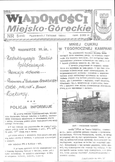 Wiadomości Miejsko-G&oacute;reckie 1994 nr 5 (14)
