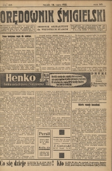 Orędownik Śmigielski 1925.03.26 R.35 Nr 35