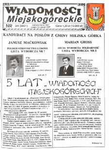 Wiadomości Miejskog&oacute;reckie 1997 nr 3/4 (30/31)