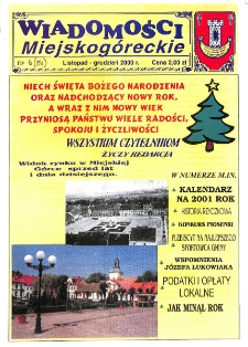 Wiadomości Miejskog&oacute;reckie 2000 nr 6 (51)