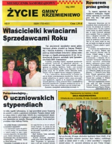 Życie Gminy Krzemieniewo 2005.05 Nr 9