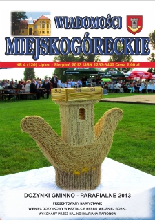 Wiadomości Miejskog&oacute;reckie 2013 nr 4 (120)