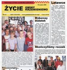 Życie Gminy Krzemieniewo 2005.09 Nr 13