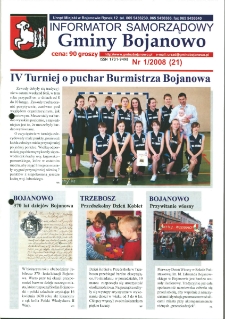 Informator Samorządowy Gminy Bojanowo 2008.01 Nr 1 (21)