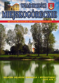 Wiadomości Miejskog&oacute;reckie 2014 nr 9 (133)