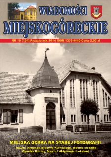 Wiadomości Miejskog&oacute;reckie 2014 nr 10 (134)