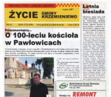 Życie Gminy Krzemieniewo 2007.07 Nr 35