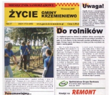 Życie Gminy Krzemieniewo 2007.09 Nr 37