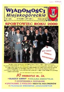 Wiadomości Miejskog&oacute;reckie 2001 nr 1 (52)