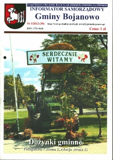 Informator Samorządowy Gminy Bojanowo 2012.03 Nr 3 (39)