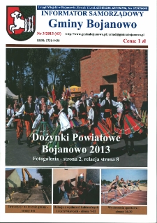Informator Samorządowy Gminy Bojanowo 2013.03 Nr 3 (43)