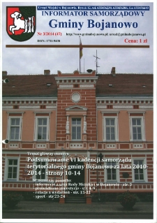 Informator Samorządowy Gminy Bojanowo 2014.03 Nr 3 (47)