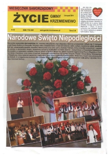 Życie Gminy Krzemieniewo 2011.11 Nr 87