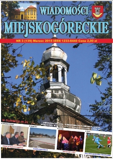 Wiadomości Miejskog&oacute;reckie 2015 nr 3 (139)