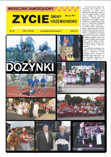 Życie Gminy Krzemieniewo 2014.08 Nr 120