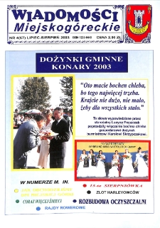 Wiadomości Miejskog&oacute;reckie 2003 nr 4 (67)