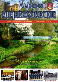 Wiadomości Miejskog&oacute;reckie 2016 nr 4 (152)