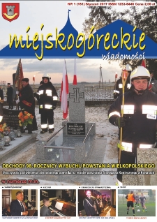 Wiadomości Miejskog&oacute;reckie 2017 nr 1 (161)