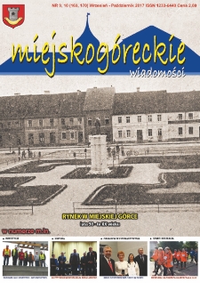 Wiadomości Miejskog&oacute;reckie 2017 nr 9/10 (169/170)