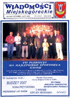 Wiadomości Miejskog&oacute;reckie 2007 nr 1 (87)