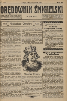 Orędownik Śmigielski 1925.09.12 R.35 Nr 142