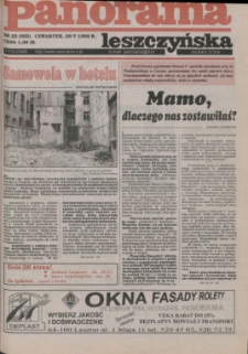 Panorama Leszczyńska 1998.05.28 R.20 Nr22(955)