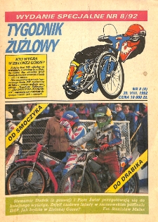 Wydanie Specjalne Tygodnik Żużlowy 1992.08.30 Nr 8 (8)