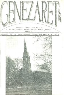 Genezaret 1992.11 Nr 1