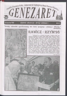 Genezaret 1998.09 Nr 61
