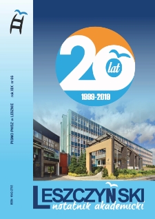 Leszczyński Notatnik Akademicki 2020 R.20 Nr 66