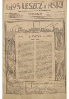 Głos Leszczyński 1929.01.06 R.10 Nr5