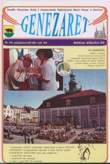 Genezaret 1999.10 R.7 Nr 74