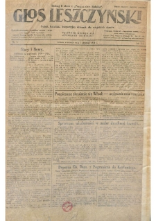 Głos Leszczyński 1931.01.01 R.12 Nr1