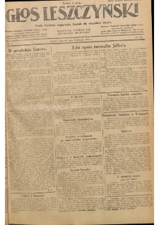 Głos Leszczyński 1931.01.08 R.12 Nr5
