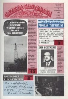 Gazeta Gostyńska 1992.09 R.3 Nr 19 (48)