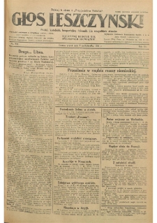 Głos Leszczyński 1931.10.09 R.12 Nr233