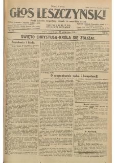 Głos Leszczyński 1931.10.22 R.12 Nr244