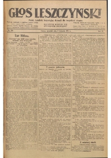 Głos Leszczyński 1931.11.05 R.12 Nr256