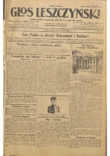 Głos Leszczyński 1931.12.08 R.12 Nr284