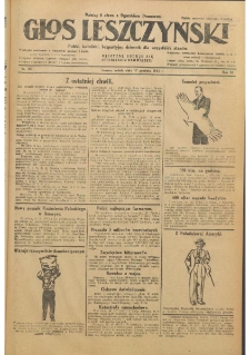 Głos Leszczyński 1931.12.12 R.12 Nr287