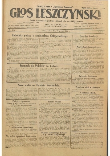 Głos Leszczyński 1931.12.19 R.12 Nr293