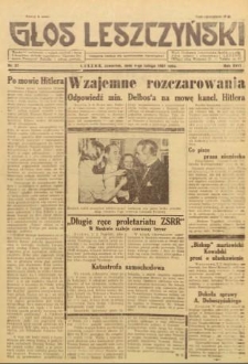 Głos Leszczyński 1937.02.04 R.18 Nr27