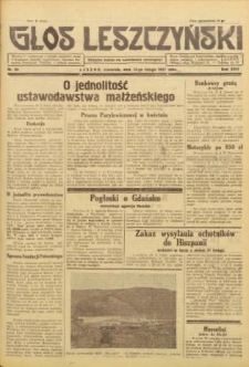 Głos Leszczyński 1937.02.18 R.18 Nr39