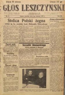 Głos Leszczyński 1939.01.05 R.20 Nr 4